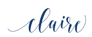 Claire's signature